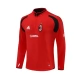 AC Milan Trainingssweater 2004-05 - 1-4 Zip Retro Rood