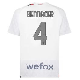 AC Milan Voetbaltenue Bennacer 4 2023-2024 Uitshirt