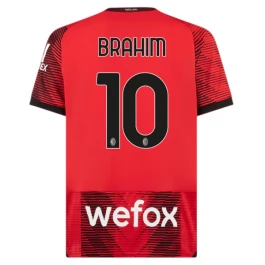 AC Milan Voetbaltenue Brahim 10 2023-2024 Thuisshirt