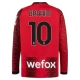 AC Milan Voetbaltenue Brahim 10 2023-2024 Thuisshirt - L/S