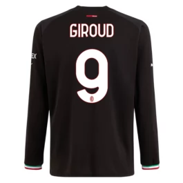 AC Milan Voetbaltenue Giroud 9 2022-2023 Thuisshirt - L/S