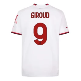 AC Milan Voetbaltenue Giroud 9 2022-2023 Uitshirt