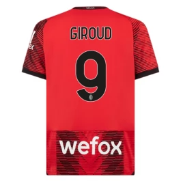 AC Milan Voetbaltenue Giroud 9 2023-2024 Thuisshirt