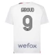 AC Milan Voetbaltenue Giroud 9 2023-2024 Uitshirt