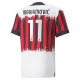 AC Milan Voetbaltenue Ibrahimović 11 2022-2023 Fourth Thuisshirt