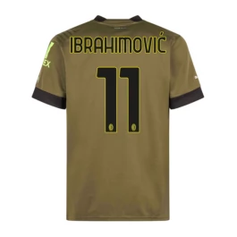 AC Milan Voetbaltenue Ibrahimović 11 2022-2023 Third Shirt