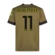 AC Milan Voetbaltenue Ibrahimović 11 2022-2023 Third Shirt