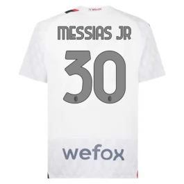 AC Milan Voetbaltenue Messias Jr 30 2023-2024 Uitshirt