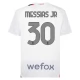AC Milan Voetbaltenue Messias Jr 30 2023-2024 Uitshirt