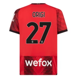 AC Milan Voetbaltenue Origi 27 2023-2024 Thuisshirt