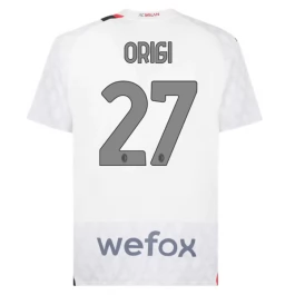 AC Milan Voetbaltenue Origi 27 2023-2024 Uitshirt