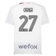 AC Milan Voetbaltenue Origi 27 2023-2024 Uitshirt