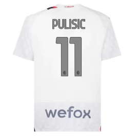 AC Milan Voetbaltenue Pulisic 11 2023-2024 Uitshirt