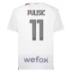 AC Milan Voetbaltenue Pulisic 11 2023-2024 Uitshirt
