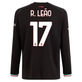 AC Milan Voetbaltenue R. Leao 17 2022-2023 Thuisshirt - L/S