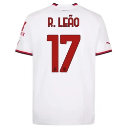 AC Milan Voetbaltenue R. Leao 17 2022-2023 Uitshirt