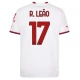 AC Milan Voetbaltenue R. Leao 17 2022-2023 Uitshirt