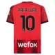 AC Milan Voetbaltenue Rafa Leao 10 2023-2024 Thuisshirt