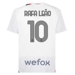 AC Milan Voetbaltenue Rafa Leao 10 2023-2024 Uitshirt