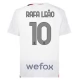 AC Milan Voetbaltenue Rafa Leao 10 2023-2024 Uitshirt