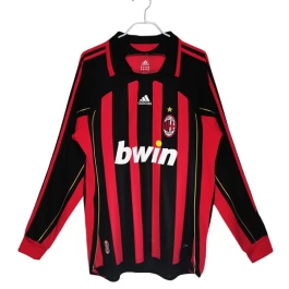 AC Milan Voetbaltenue Retro 2006-2007 Thuisshirt - L/S