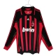 AC Milan Voetbaltenue Retro 2006-2007 Thuisshirt - L/S