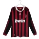 AC Milan Voetbaltenue Retro 2009-2010 Thuisshirt - L/S