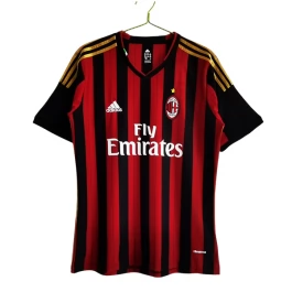 AC Milan Voetbaltenue Retro 2013-2014 Thuisshirt