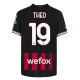 AC Milan Voetbaltenue Theo 19 2022-2023 Thuisshirt