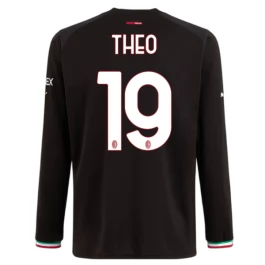 AC Milan Voetbaltenue Theo 19 2022-2023 Thuisshirt - L/S