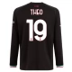 AC Milan Voetbaltenue Theo 19 2022-2023 Thuisshirt - L/S