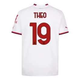 AC Milan Voetbaltenue Theo 19 2022-2023 Uitshirt