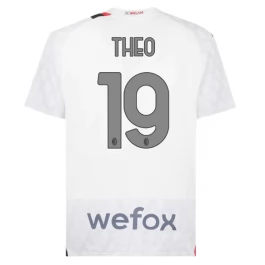 AC Milan Voetbaltenue Theo 19 2023-2024 Uitshirt