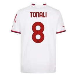 AC Milan Voetbaltenue Tonali 8 2022-2023 Uitshirt