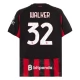 AC Milan Walker 32 Thuisshirt 2025-2026 Voetbaltenue