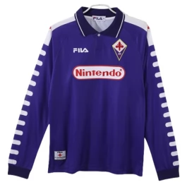 ACF Fiorentina Thuisshirt Retro 1998-1999 L/S Voetbaltenue