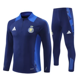 Al Nassr FC Trainingspakken 2024-25 - 1-4 Zip Blauw