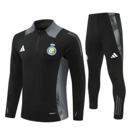 Al Nassr FC Trainingspakken 2024-25 - 1-4 Zip Zwart