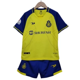 Al Nassr FC Voetbaltenue 2022-2023 Thuisshirt Kids