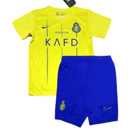 Al Nassr FC Voetbaltenue 2023-2024 Thuisshirt Kids