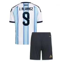 Argentinië J.Alvarez 9 Thuistenue WK 2026 Kind