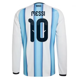 Argentinië Messi 10 Thuisshirt WK 2026 Lange Mouwen