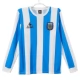 Argentinië Thuisshirt Retro 1986 Lange Mouwen Voetbaltenue