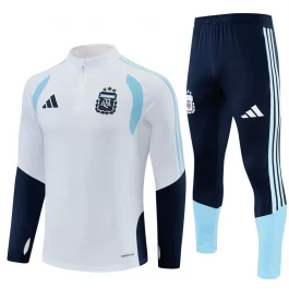 Argentinië Trainingspak 2026-27 - 1-4 Zip Wit