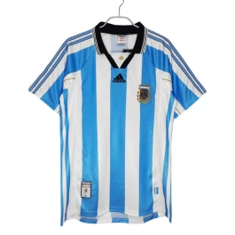 Argentinië Voetbaltenue Retro 1998 Thuisshirt
