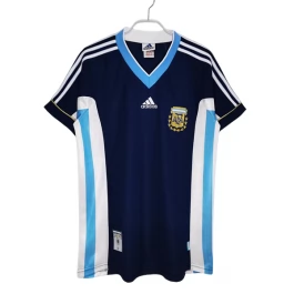 Argentinië Voetbaltenue Retro 1998 Uitshirt