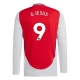 Arsenal G.Jesus 9 Thuisshirt 2024-2025 L/S Voetbaltenue