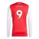 Arsenal G.Jesus 9 Thuisshirt 2025-2026 L/S Voetbaltenue