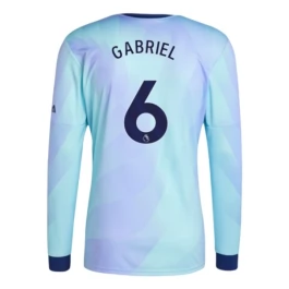 Arsenal Gabriel 6 Third Shirt 2024-2025 L/S Voetbaltenue