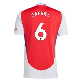 Arsenal Gabriel 6 Thuisshirt 2024-2025 Voetbaltenue